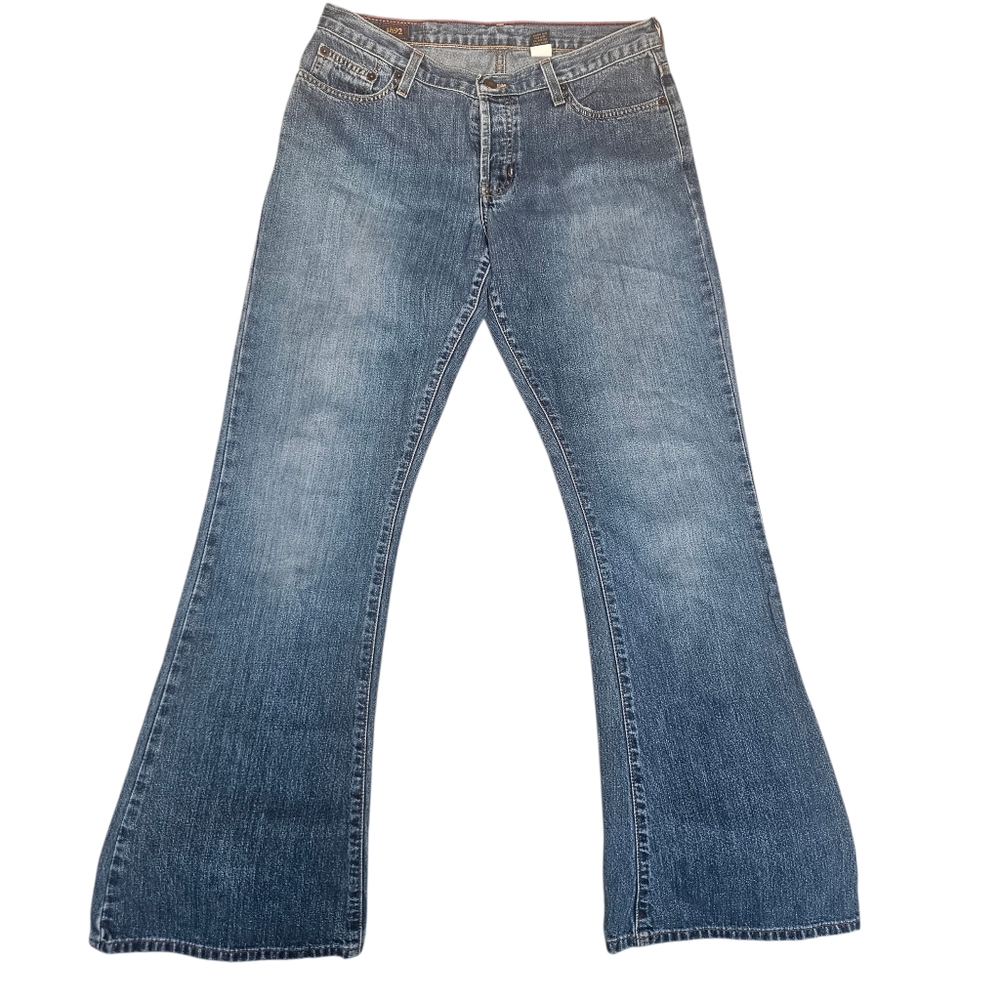 Abercrombie & Fitch 1892 Womens Jeans Y2k Hipster Flare Jeans 6R 32x31.5‎